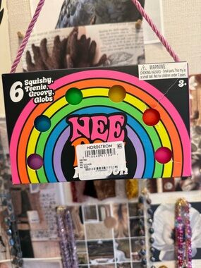 Nee Doh Rainboh 6 squishy colors NIB
